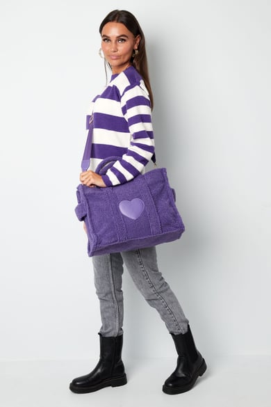 Teddy shopper with heart - pink h5 Picture3